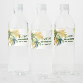 Palm Tree Beach Wedding