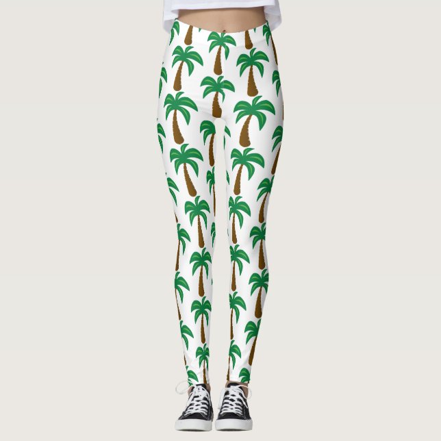 Palm Tree - Benutzerdefinierte Leggings (Vorderseite)