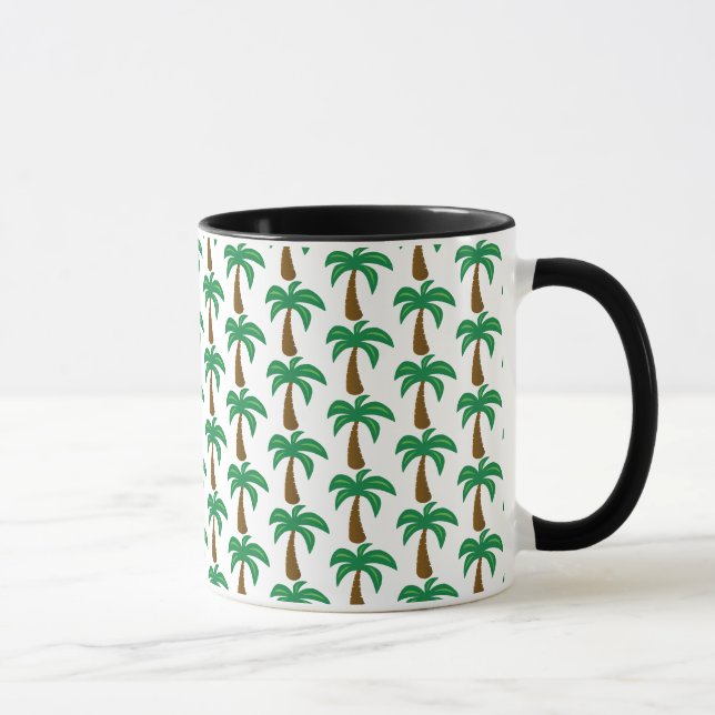 Palm Tree - Black 11 oz Combo Tasse (Rechts)