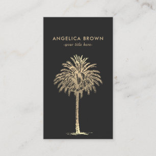 Palm Tree Business Card Visitenkarte
