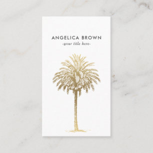 Palm Tree Business Card Visitenkarte