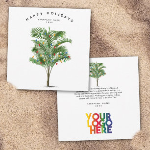 Palm Tree Business Logo Carte de Noël