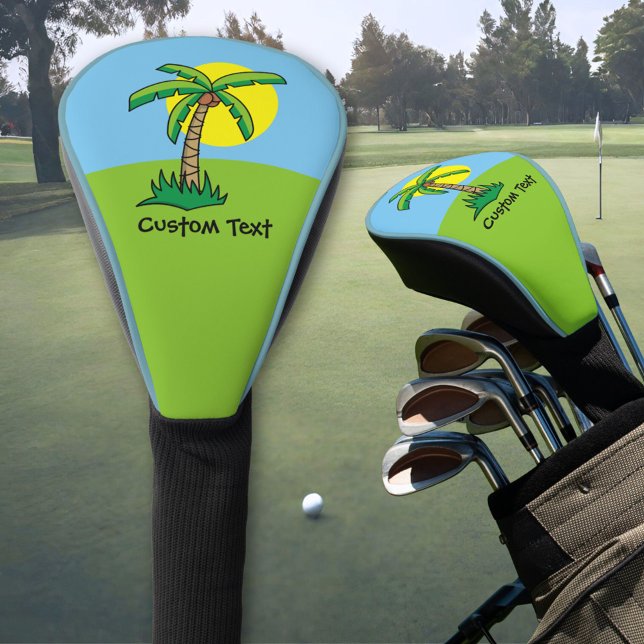 Palm Tree Cartoon Golf Head Cover Headcover (Von Creator hochgeladen)