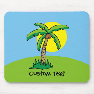 Palm Tree Cartoon Mouse Pad Mousepad