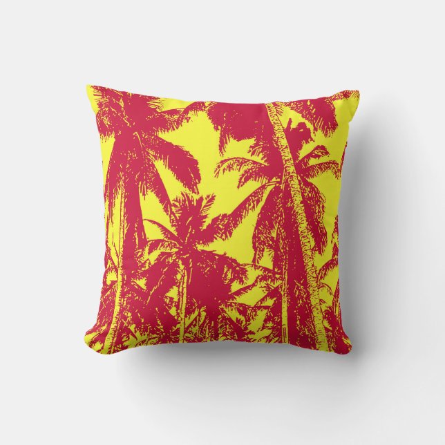 Palm Tree Design Kissen (Vorderseite)