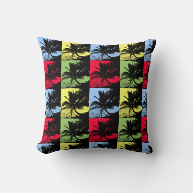 Palm Tree Design Kissen (Vorderseite)