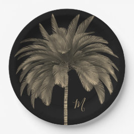 Palm Tree Elegante Ristorante La Lanchetta Pappteller