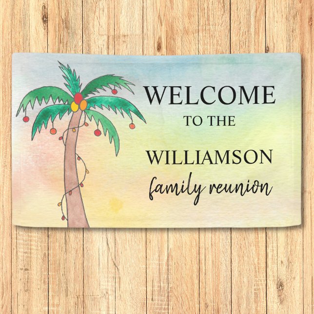 Palm Tree Family Wiedersehen Banner (Von Creator hochgeladen)