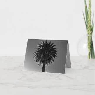 Palm Tree Folded Greeting Card Karte