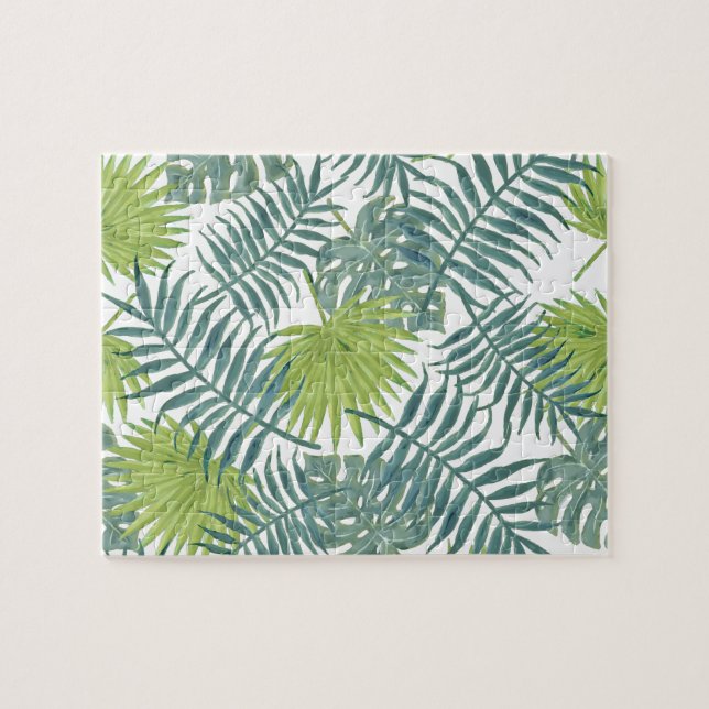 Palm Tree Fronds malen hawaiianische Printwerbung (Horizontal)