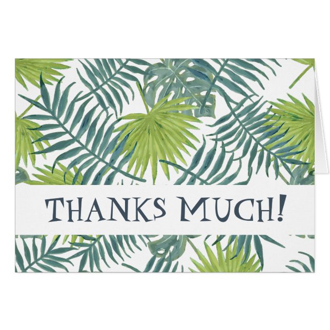 Palm Tree Fronds malen hawaiisch (Vorderseite (Horizontal))