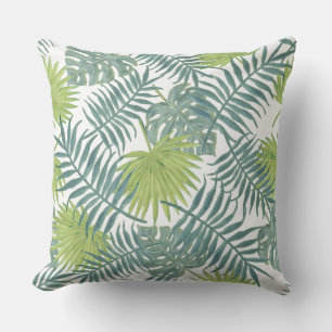 Palm Tree Fronds malen hawaiisch Kissen Für Draußen