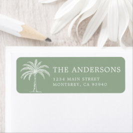 Palm Tree für kundenspezifische Monogramm-Hochzeit