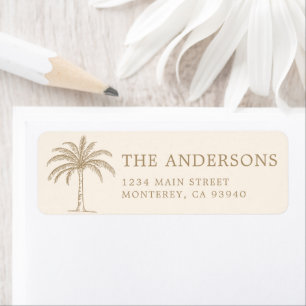 Palm Tree für kundenspezifische Monogramm-Hochzeit