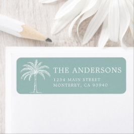 Palm Tree für kundenspezifische Monogramm-Hochzeit