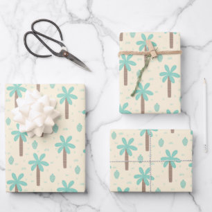 Palm Tree Grove Geschenkpapier Set