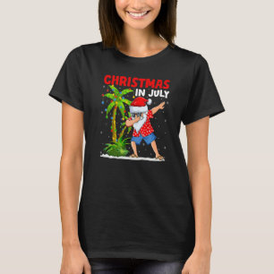 Palm Tree Hawaii Weihnachtsfeiern T-Shirt