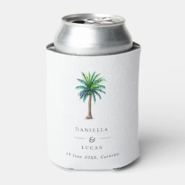 Palm Tree Hochzeit in Urlaubsort Name & Date kann Dosenkühler