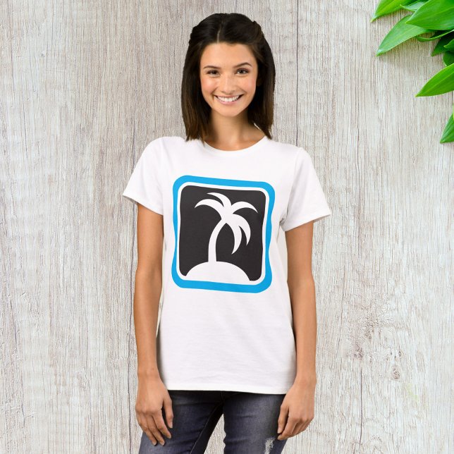 Palm Tree Icon T-Shirt (Von Creator hochgeladen)