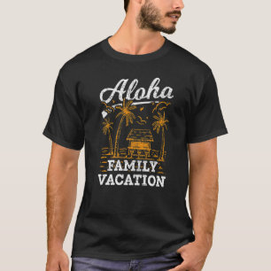 Palm Tree Island Tropischer Sommer Aloha Family Va T-Shirt
