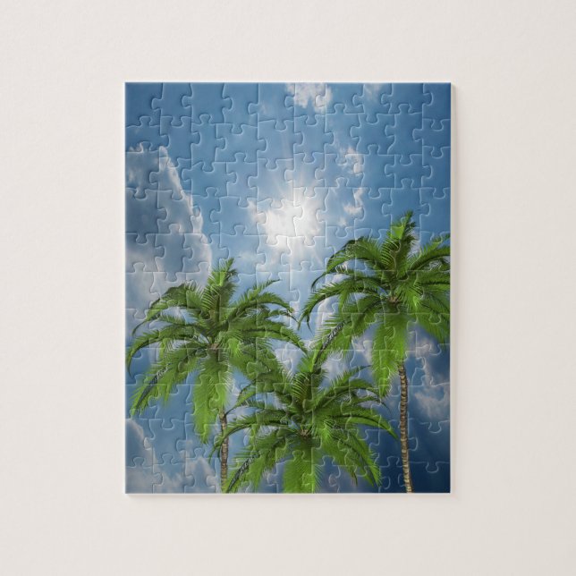 Palm Tree Jigsaw Puzzle (Vertikal)