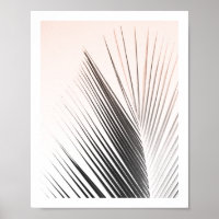 Palm Tree Leaf Poster | Rosa 8x10