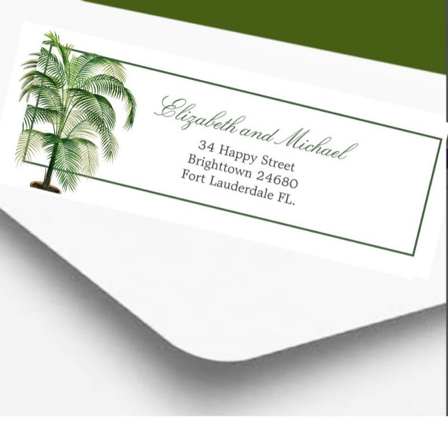 Palm Tree Modern Elegante Grün (Von Creator hochgeladen)