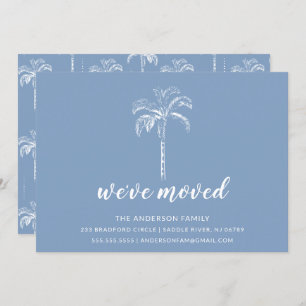 Palm Tree Moving Faire-part moderne