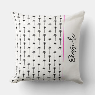 Palm Tree Muster Custom LOCATION Travel Beach Fun Kissen