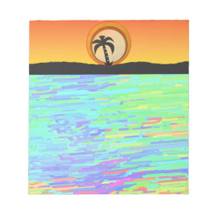 Palm Tree Notizblock