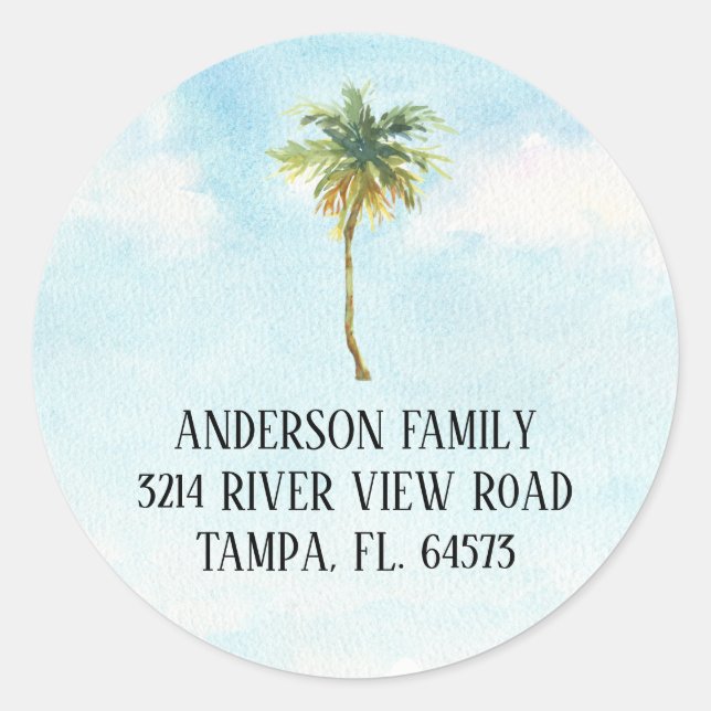 Palm Tree - Nous avons déplacé un nouveau Sticker  (Devant)