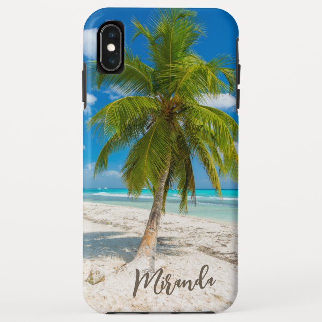 Palm Tree Paradise Case-Mate iPhone Hülle (Rückseite)