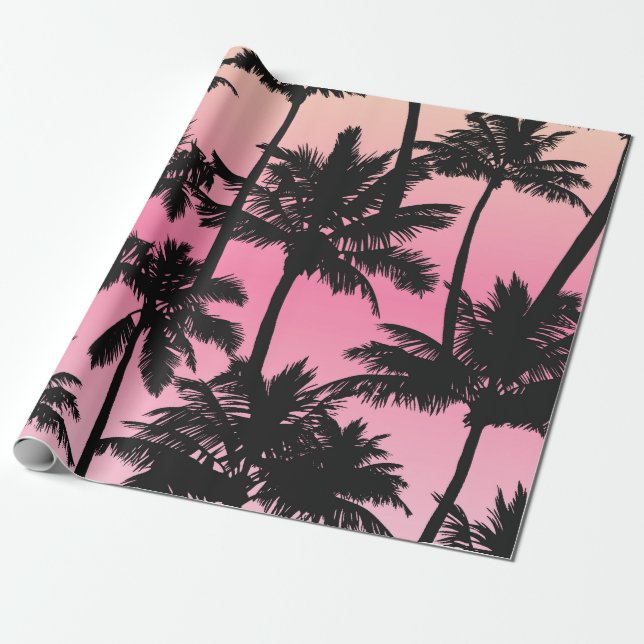 Palm Tree Pattern Geschenkpapier (Ungerollt)