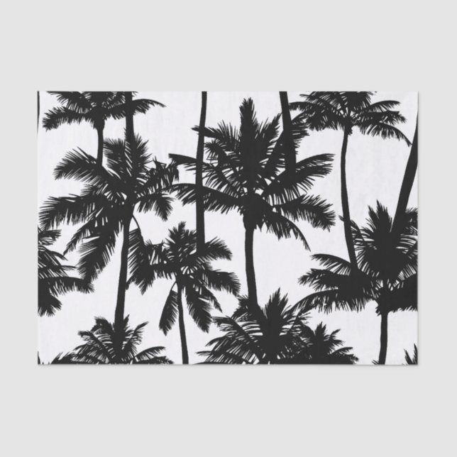 Palm Tree Pattern Seidenpapier (Vorderseite)