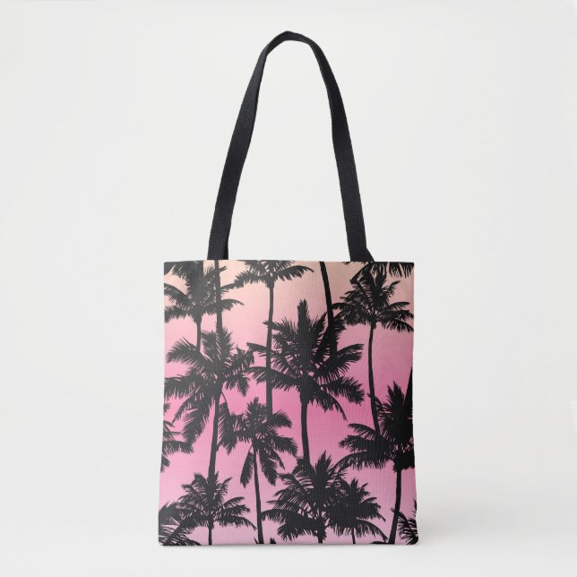 Palm Tree Pattern Tasche (Vorderseite)
