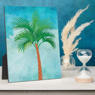 Palm Tree Plaque Fotoplatte