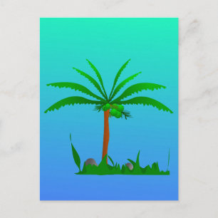 Palm Tree Postkarte