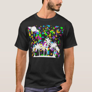 Palm Tree & Saturn T-Shirt
