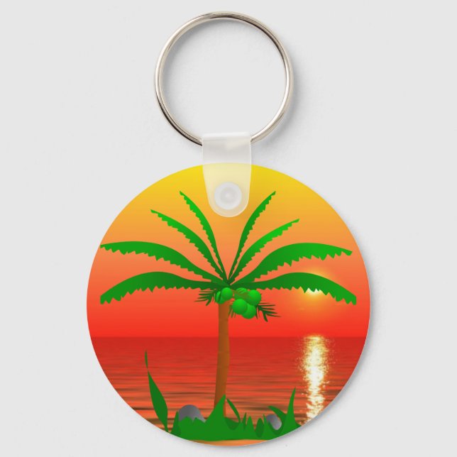Palm Tree Schlüsselanhänger (Vorderseite)