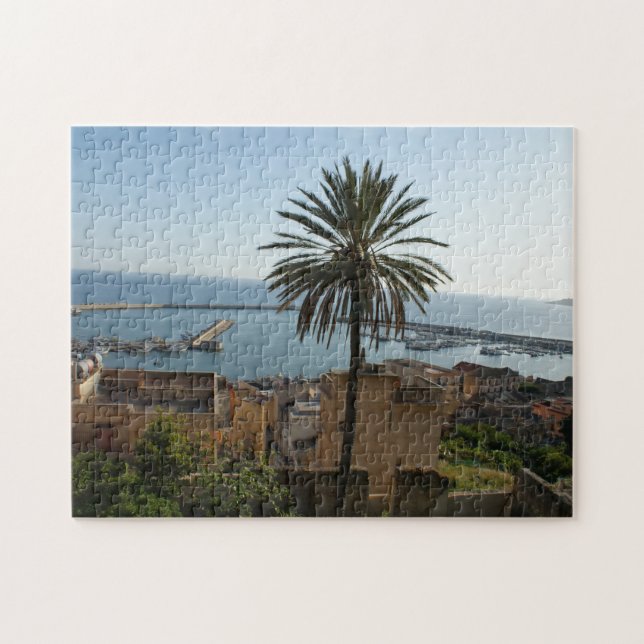 Palm tree, Sciacca Italien Reisen Jigsaw Puzzle (Horizontal)