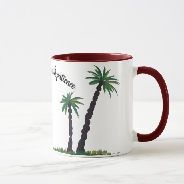 Palm Tree Serenity Mug (Droite)