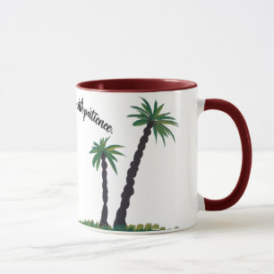 Palm Tree Serenity Tasse