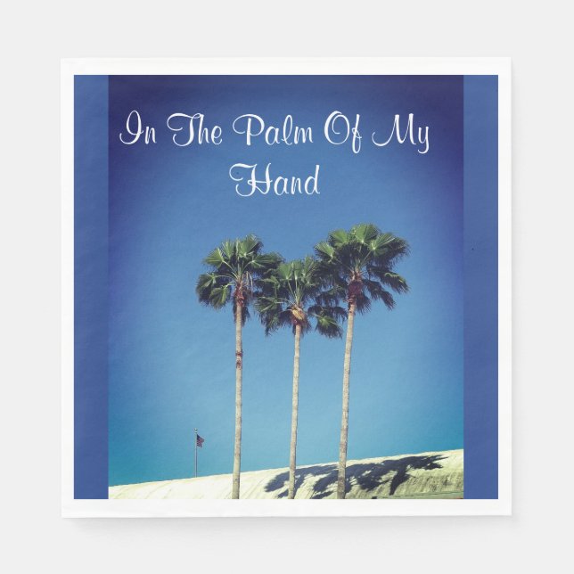 Palm Tree Serviette (Vorderseite)