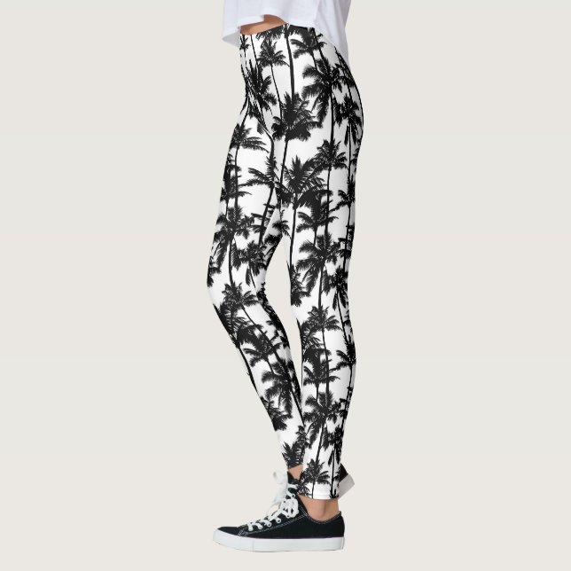 Palm Tree Shadow Pattern Leggings (Links)