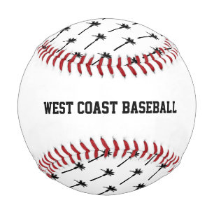 Palm Tree Silhouette Küstenreise Chic Fun Baseball