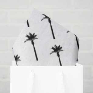 Palm Tree Silhouette Küstenwüste tropisch Seidenpapier