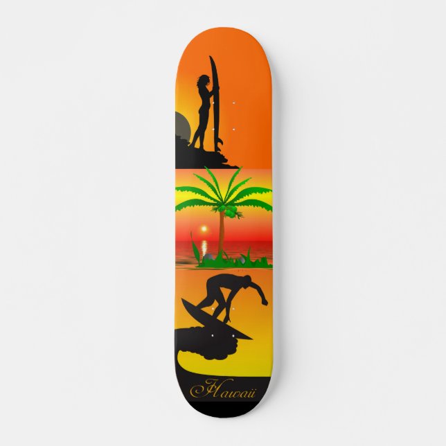 Palm Tree Skateboard (Vorne)