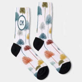 Palm Tree Socks Crew Socks for men or women Socken