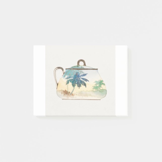 Palm Tree Sugar Bowl von Noritake Factory Post-it Klebezettel (Vorderseite)