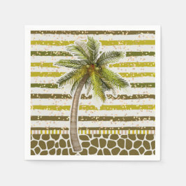 Palm Tree Tropical Serviette